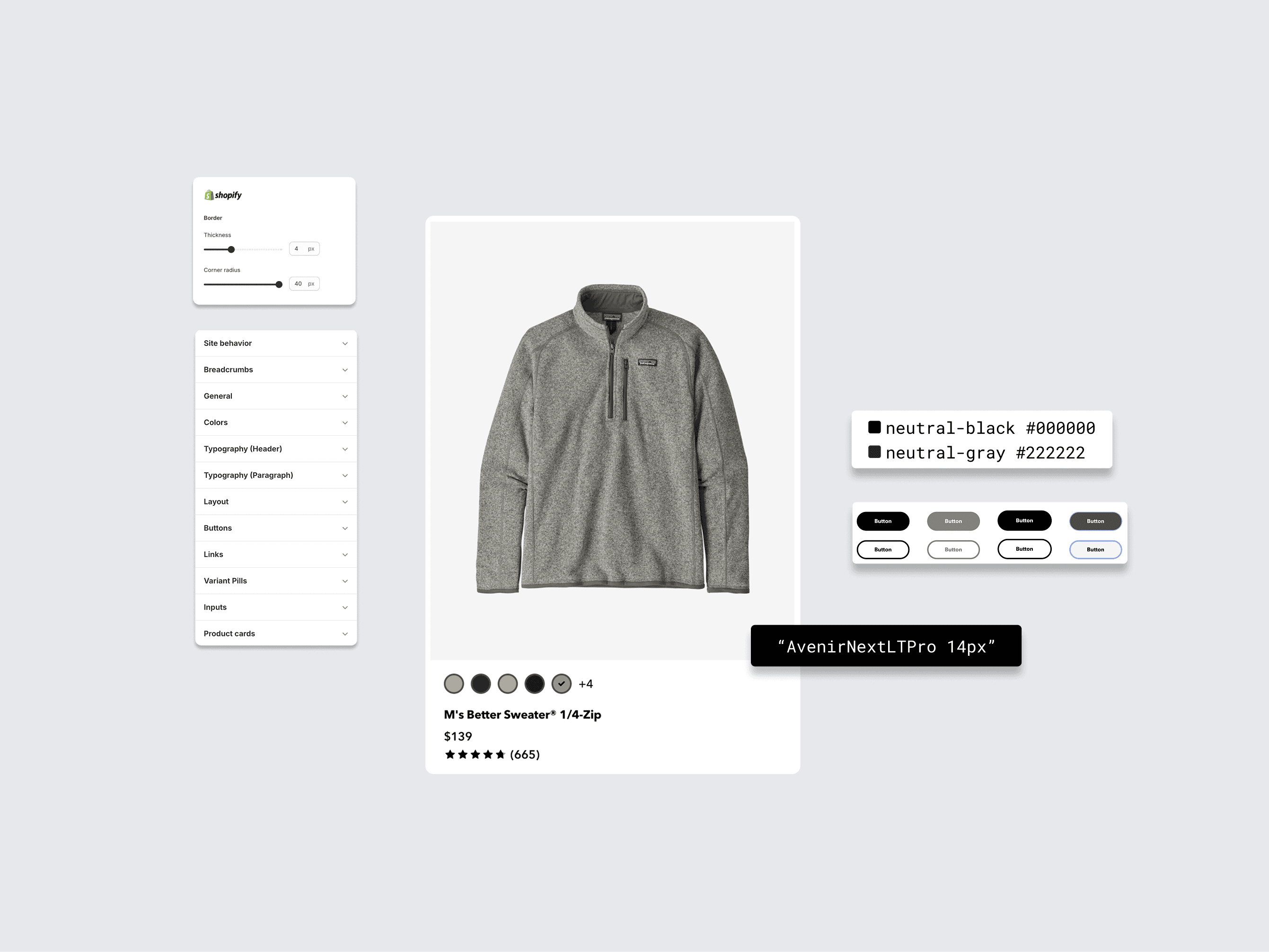 Resale Shopify theme storefront